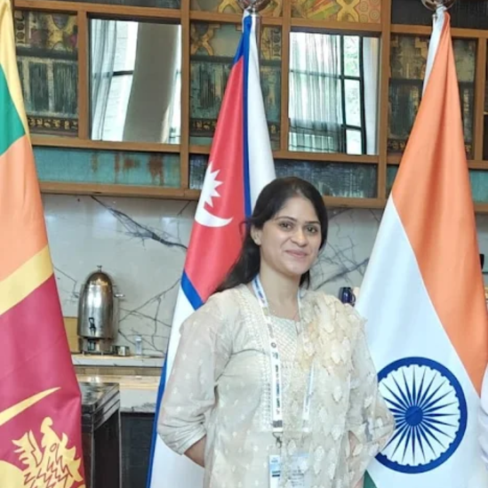 Dr. Titiksha Goyal at an international medical conference